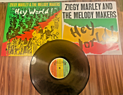 Ziggy Marley & The Melody Makers Hey World! LP Vinyl Record 1986