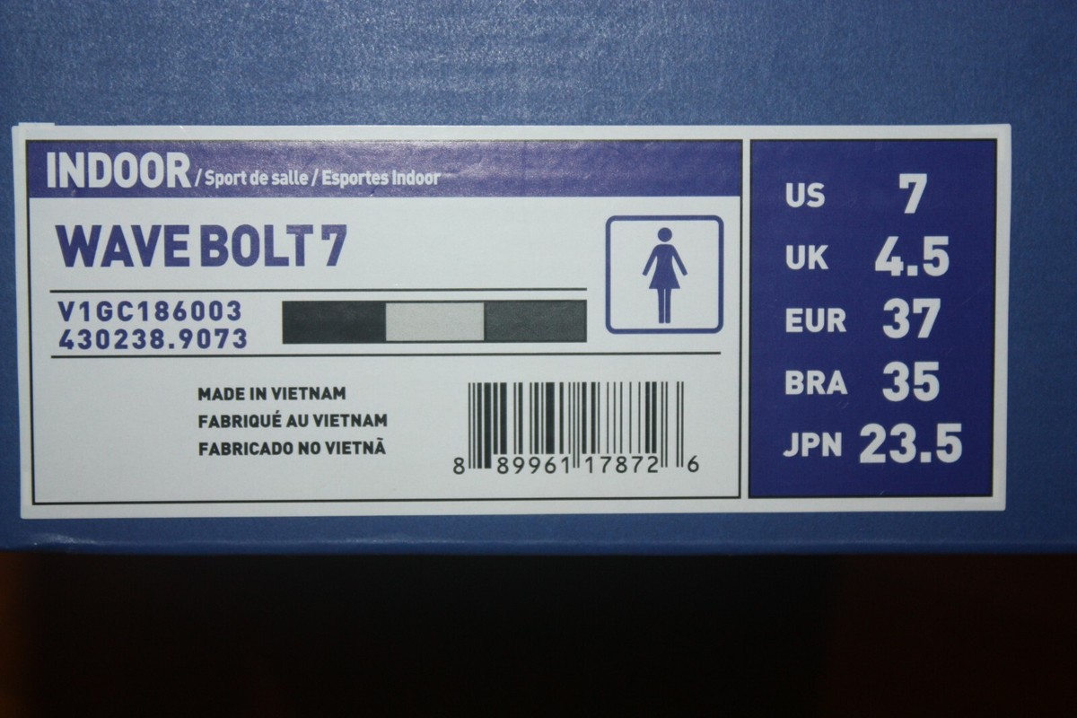 プレート New In Box Mizuno Women's Wave Bolt 7 Volleyball Shoes V1GC186003