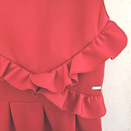 Guess Girls Dress Size 12 Red W/Gold Hardware Size 12 NWOT Must See - Picture 24 of 24
