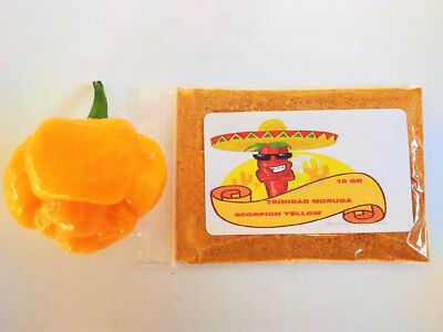 Peperoncino In Polvere Piccante – Carolina Reaper, Moruga Scorpion E Sepia Serpent – 15gr - Foto 2