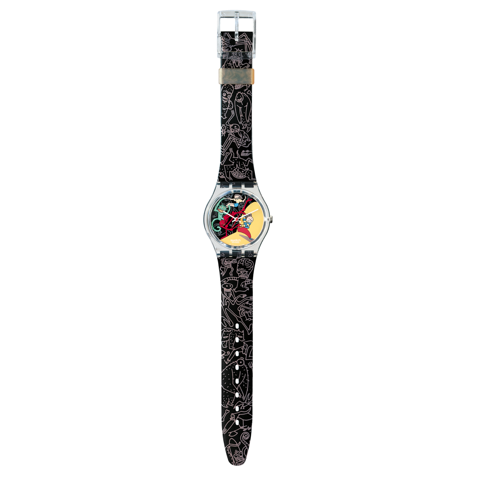 MINT 1997 Swatch Artists JUNGLE TANGLE GK235 Watch Design by F 