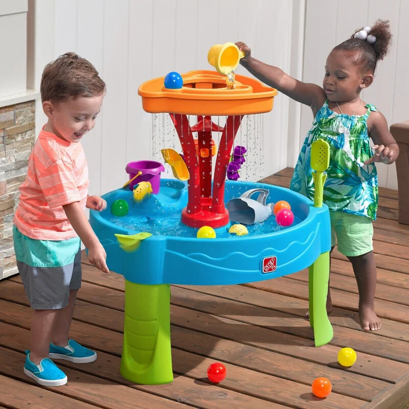 Summer Showers Splash Tower Water Table year old