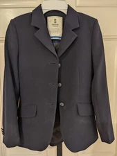 Tredstep Symphony Junior Equine Show Coat Jacket - Size Age 8 - Navy