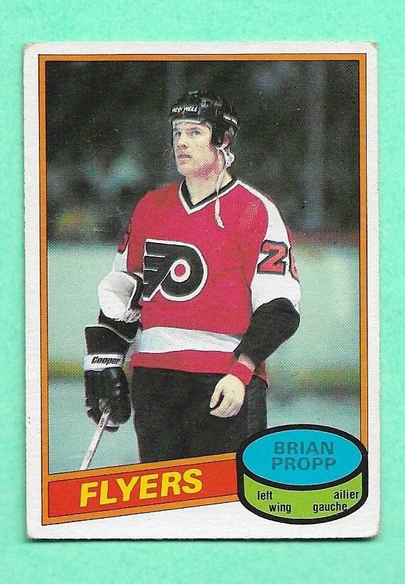 1) BRIAN PROPP 1980-81 O-PEE-CHEE # 39 FLYERS ROOKIE VG CARD