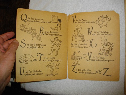 1920s Beautifully Illustrated Antique Childrens' Books & Games w/Toy Clicker! - Picture 20 of 23