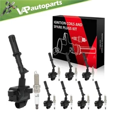 8 For 2013-2014 Mercedes-Benz GL450 4.7L V8 Ignition Coil & Spark Plug UF733