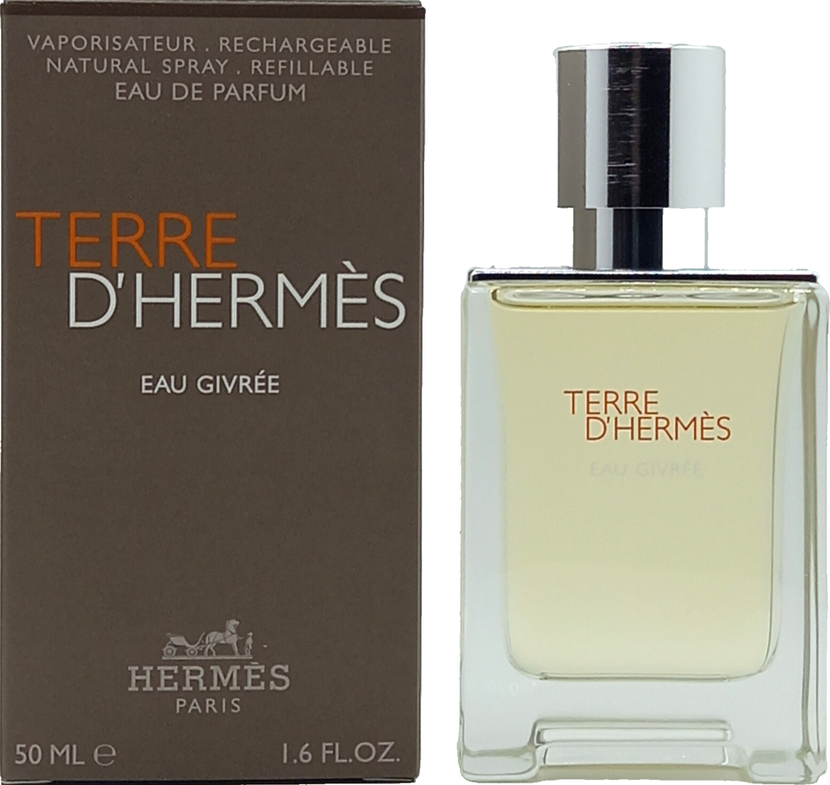 HERMES TERRE D'HERMES EAU GIVREE EAU DE PARFUM SPRAY 1.6 Oz / 50