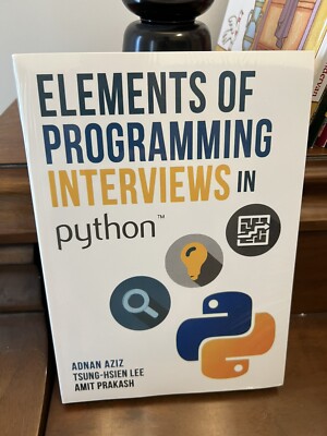 Elements of Programming Interviews in Python: The Insiders' Guide by Lee: New