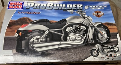 Mega Bloks ProBuilder Show Case Series Harley Davidson V-Rod 9773 New Sealed