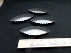 4 Metal Small Mini Fluted Tort Candy Chocolate Molds OBLONG