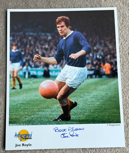 Joe Royle of Everton FC Autographed Editions card by Westminster | eBay.de