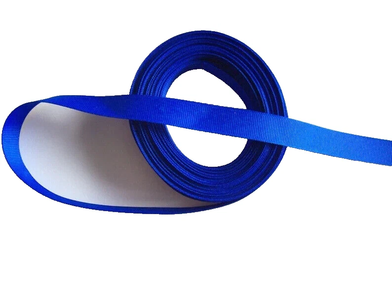 Cinta de grosgrain azul real brillante 5/8 pulgadas de ancho x 10 yardas azul eléctrico B21 Foto 4 de 4