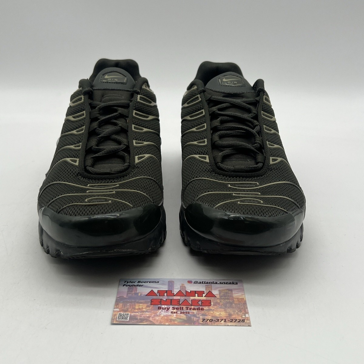 Size 9 - Nike Air Max Plus Sequoia Green White Black (852630