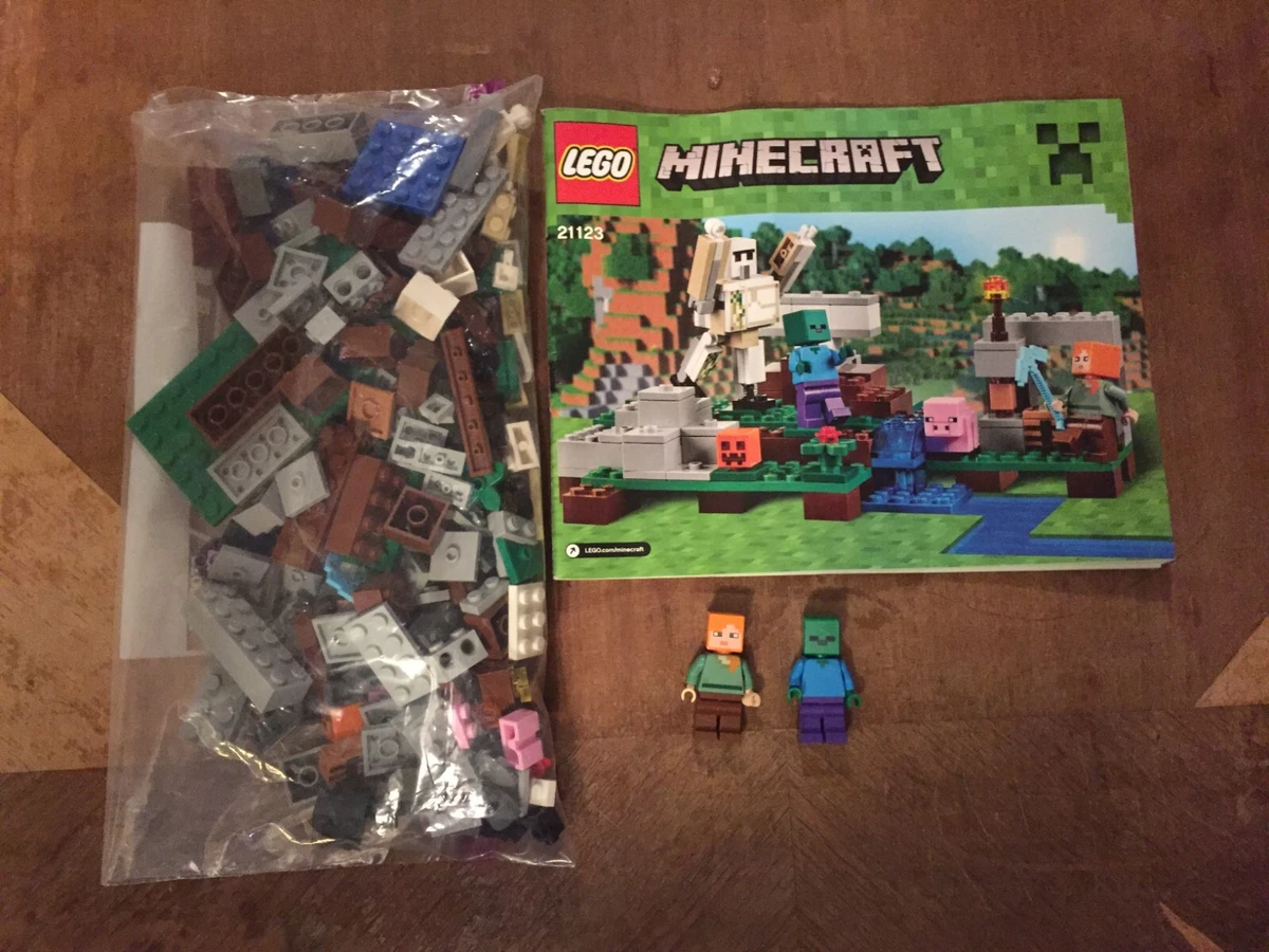 Lego minecraft the 2025 iron golem 21123