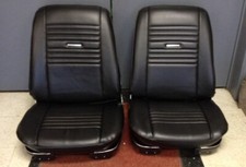 1967 Chevelle Bucket Seats Black