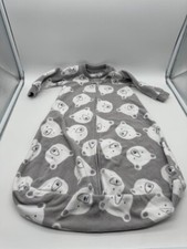 Carter's Just One You Infant Fleece Sleep Sack Size 3-6 Months Gray w/White Bear