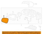 GM OEM 16-22 Spark Front Door Outside Mirrors-Mirror Glass 42699574