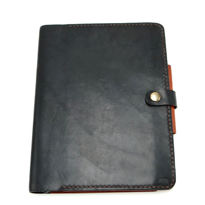 OneStar Leather Goods Notebook Cover Thin Medium A5 Leuchtturm1917 Blank Paper