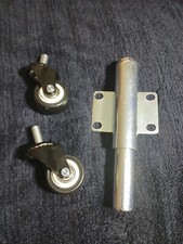 2" Spring Loaded Gate Caster, Retractable 2-1/2" Swivel Gate Caster Wheel,