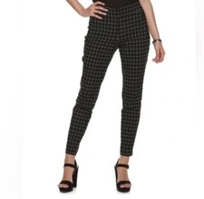 ELLE- Woman's Pull-On Skinny Fit AnkleDress Pants