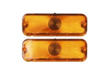 1966 Chevrolet Chevelle & El Camino Parking Lamp Lens - Pair New Dii