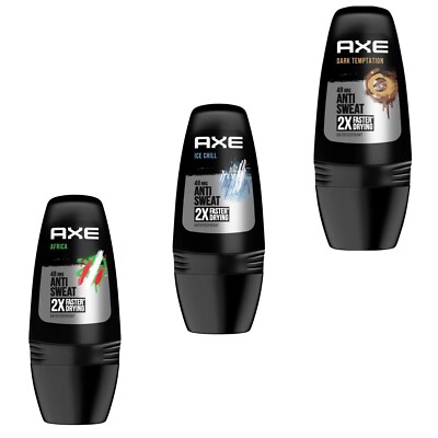Axe Deodorant Roller Sortiment 3er Pack ,3x50ml , Unilever , OvP Neu