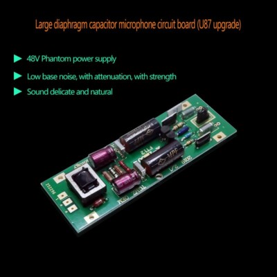 Quality Large Diaphragm Condenser U87 Upgraded Circuit Board For Microphone