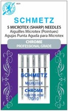 SCHMETZ SEWING MACHINE NEEDLES MICROTEX SHARP 70/10 5 PACK PART S-4029