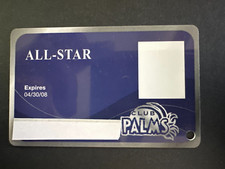 Palms Casino Resort Hotel Player Blue 2008 Rewards Slot Card Las Vegas