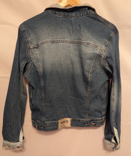 Chaqueta Amnesia Damas Estilo Denim Azul Talla UK S - Imagen 2 de 6