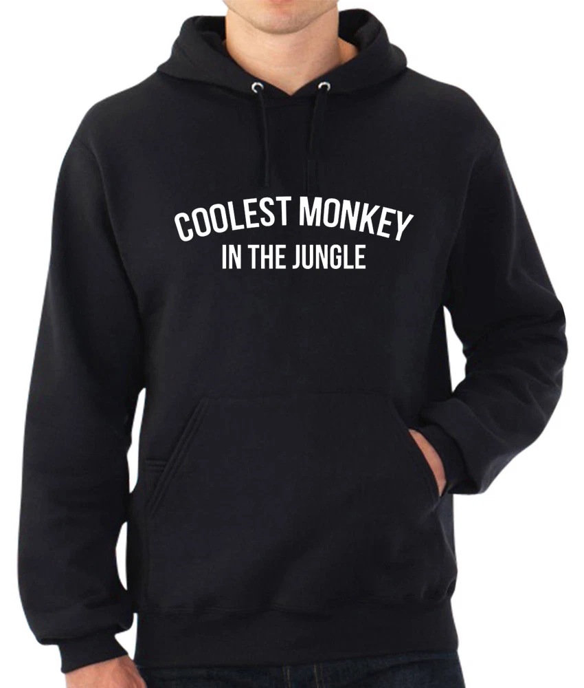 Coolest monkey in the store jungle hoodie for sale