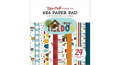 Echo Park Paper MY DOG 6x6 Scrapbook Paper Cardstock Pad