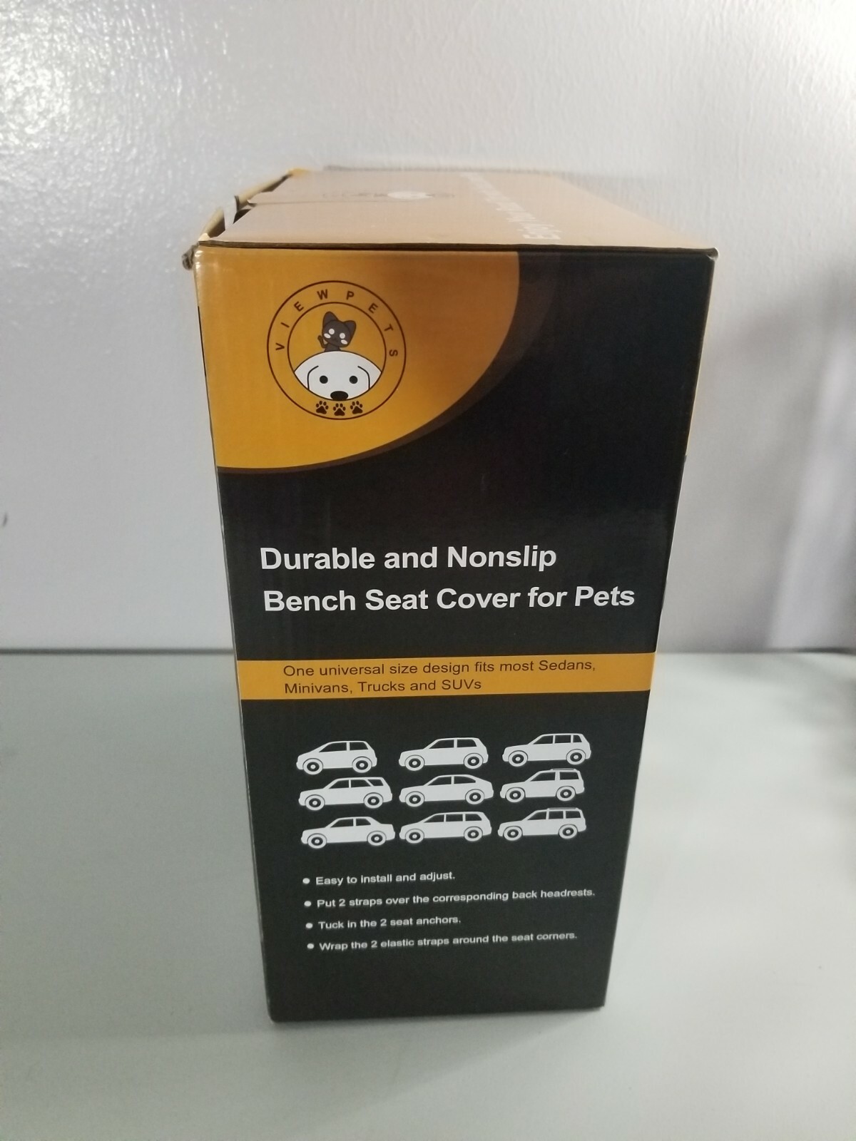 VIEWPETS Bench Car Seat Cover Protector Waterproof, HeavyDuty and