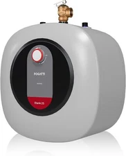 FOGATTI 2.5 Gallon Electric Mini Tank Water Heater Instant Hot Water 120V 1440W