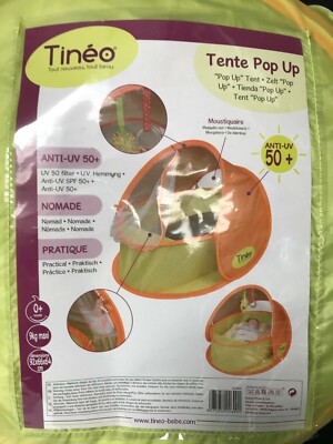 Tente Pop-Up Tinéo Anti-UV 50+, nomade et pratique (KF)