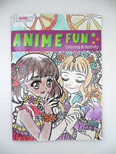 Kawaii Japanese Anime Coloring & Activity Book 80 Pages BN Made in USA