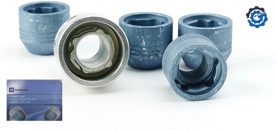 22881460 NOVO KIT DE TRAVA DE RODA GM 2010-14 CADILLAC SRX para rodas com porcas cobertas - Imagem 2 de 4