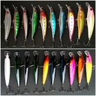 Fishing Lures Minnow Bait Crankbaits Jerkbait Floating Lot Hooks for Bass Tackle