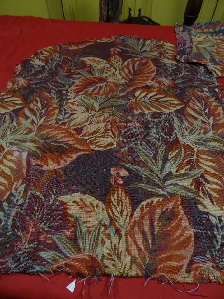 lot  tissus genre tissage  neuf  50x50 cm 2piécespour coussin ?? - Photo 2/4