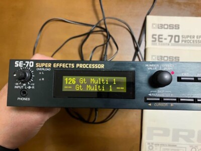 ギター BOSS SE-70 SUPER EFFECTS PROCESSOR Boss SE-70 Super Effects Processor | Reverb Canada