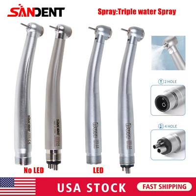 Dental Fiber Optic LED E-generator High Speed Handpiece Turbine UDM Clean Head