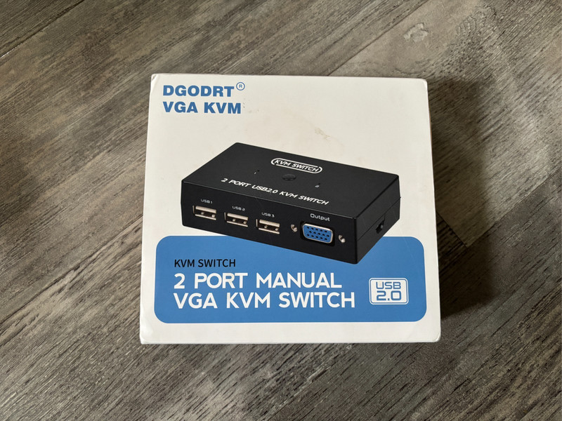 DGODRT VGA KVM Switch 2 Port Manual KS202