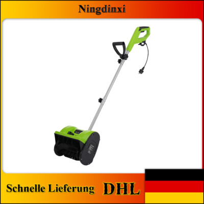 ST-1200 Modell Elektrische Schneekehrmaschine Grün EU-Norm 220V 50Hz 1200W