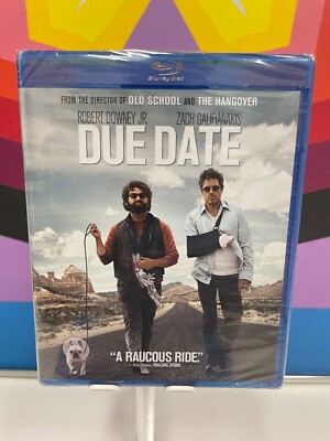 Due Date (Blu-ray, 2011) NEW *loose disc