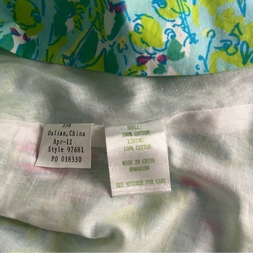 Lilly Pulitzer Frog Parade Skirt 4 - Picture 5 of 10