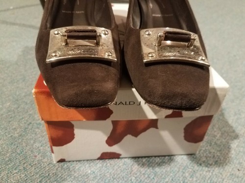 Donald J Pliner Vero Cuoio Womens SUR 0202 M080 Expresso Suede Womans size 8M - Picture 3 of 11
