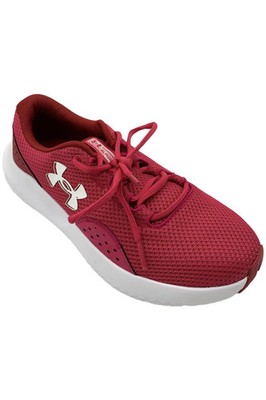 Under Armour Women's Charged Surge 4 Sneaker Pink/Red/Rose