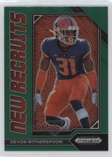 2023 Panini Prizm Draft Picks New Recruits Green Devon Witherspoon #NR-20 07rd