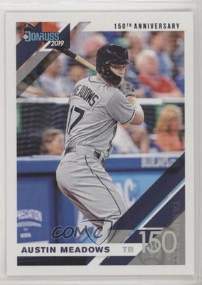2019 Donruss 150th Anniversary 90/150 Austin Meadows (Jersey Number Visible) 0c6