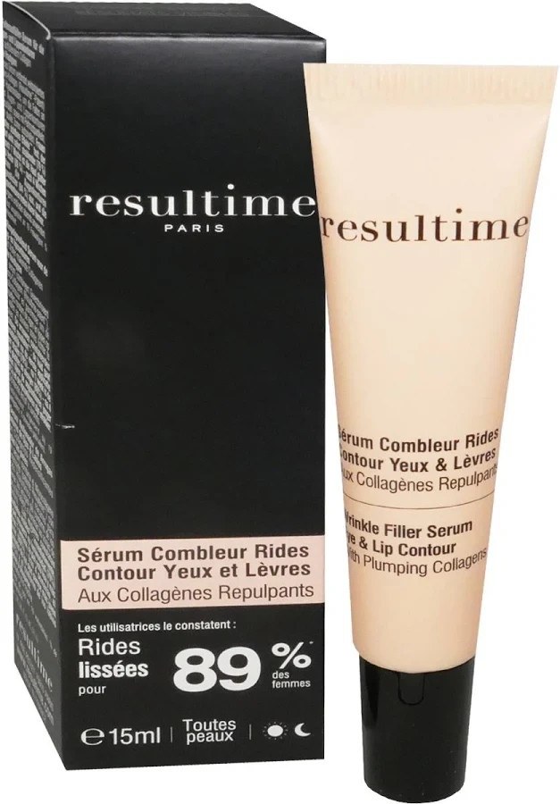 Sérum combleur rides Resultime pour lisser le contour des yeux et des lèvres fatigués 15ml